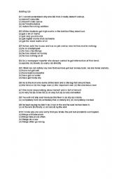 English Worksheet: phrasal verbs