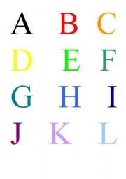 English worksheet: English Alphabet