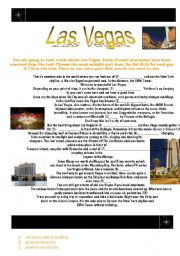 English Worksheet: Las Vegas 