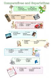 Comparatives and Superlatives