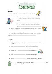 English worksheet: CONDITIONALS