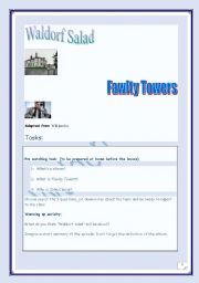 English worksheet: Fawlty Towers, 