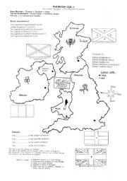 English Worksheet: The British Isles