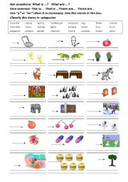 English Worksheet: This-That-These-Those