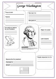 English Worksheet: George Washington