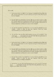 English Worksheet: Health problems 