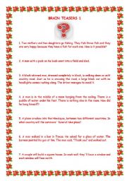 brainteasers 1 with key