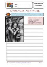 English Worksheet: Creative writing