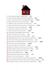 English worksheet: the house 