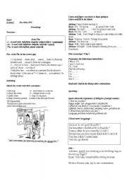 English worksheet: Pay farewell