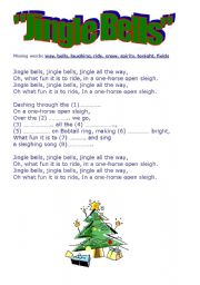 English Worksheet: Jingle Bells