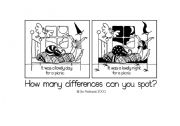 English worksheet: How many differences can you spot?