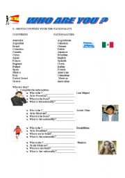 English Worksheet: personal pronouns