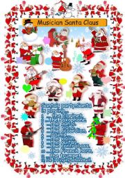 English Worksheet: Santas party.