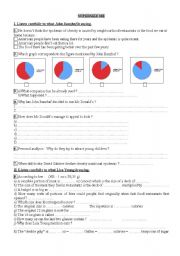 English Worksheet: Supersize me