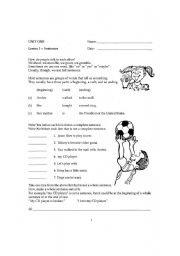 English Worksheet: English Grammer