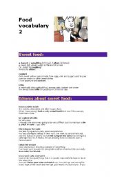 English Worksheet: food 