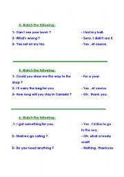 English Worksheet: language functions