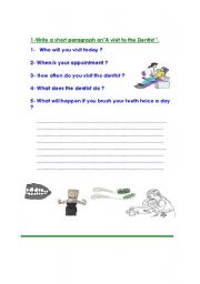 English worksheet: writing composition