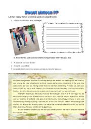 English Worksheet: Worsheet- teenagers (3 pages)