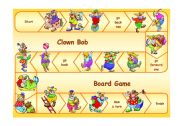 Clown Bob Board Game (ANY TENSE adaptable )