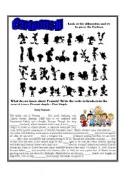 English Worksheet: Cartoons II