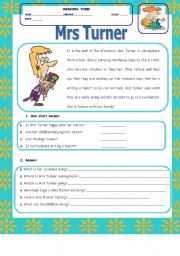 English Worksheet: Reading Time