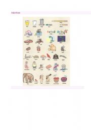 English Worksheet: adjectives