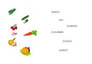 English Worksheet: vegetables