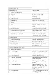English Worksheet: classroom
