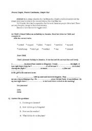 English Worksheet: Present Simple, Present Continuous, Simple Past
