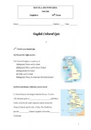 English Worksheet: English Cultural Quiz