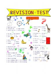 Revision Test