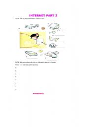 English worksheet: INTERNET 2