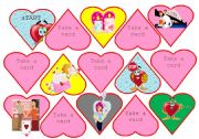 St. Valentines speaking board game