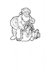 English Worksheet: Santa Claus