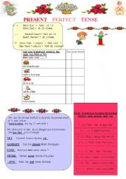 English Worksheet: Present  perfect :  yet- ever - just - already 