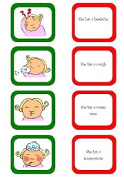 English Worksheet: Memory card game / Whats the matter? (1/3)