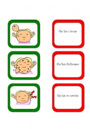 English Worksheet: Memory card game / Whats the matter? (3/3)