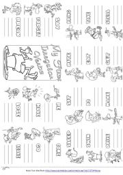 English Worksheet: My First Irregular Verbs Mini Book
