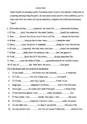 English Worksheet: conditionals