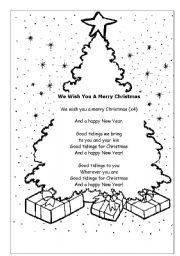English Worksheet: Xmas song
