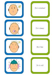 English Worksheet: Memory card game (2/2)