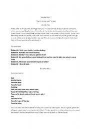 English Worksheet: Assumptions