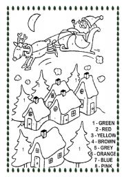 English Worksheet: CHRISTMAS 