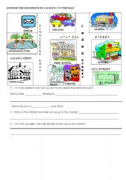 English Worksheet: How can I go to ...?