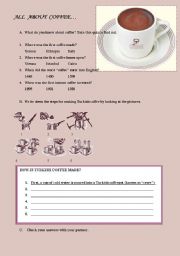 English Worksheet: Coffee