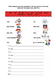English Worksheet: Guided Writing