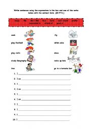 English Worksheet: Guided Writing