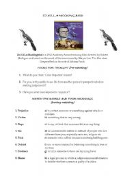 English worksheet: Video Acitiviy